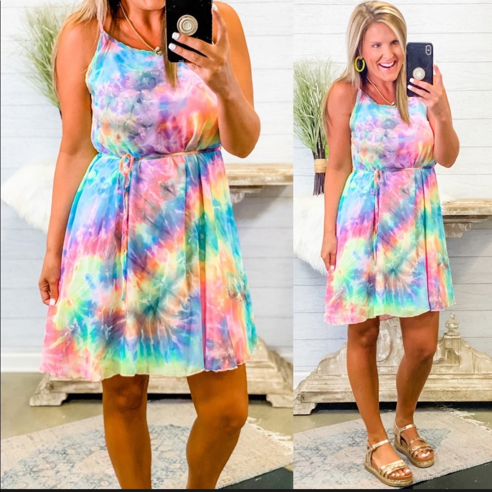 Tie dye dress
